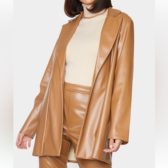 Pretty Little Thing - Leather Jacket - Picture 3 of 7